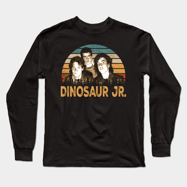 Ear-Bleeding Country Dinosaurs Jr. Band-Inspired T-Shirts for the True Fans Long Sleeve T-Shirt by woman fllower